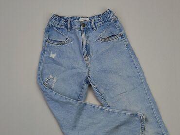jeansy z bardzo wysokim stanem stradivarius: Jeans, Reserved, 11 years, 146, condition - Good