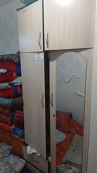 мебель ткани: Шкаф-купе/распашной для спальни или прихожей из ЛДСП светлого дуба. - — 1