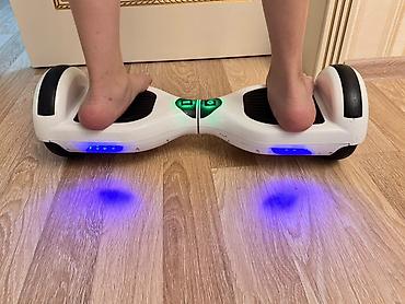 irşad electronics segway: Elektrik hoverboard (özünü tarazlayan skuter) - Rəng: ağ, qara rezin — 5