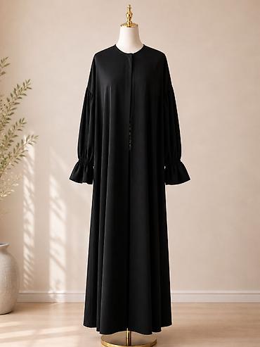 abaya: Abaya mədinə ipəyindən Yenidir.Ölçü 46-48 A kəsimdir.Tam boydur — 3