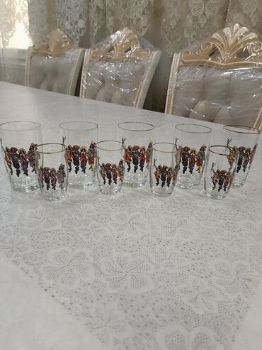 Çay dəstləri və servizlər: Çay dəsti, rəng - Boz, Şüşə — 26