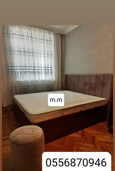 софа кровать: Новый, Двуспальная кровать, С подъемным механизмом, С матрасом, Без выдвижных ящиков, Азербайджан