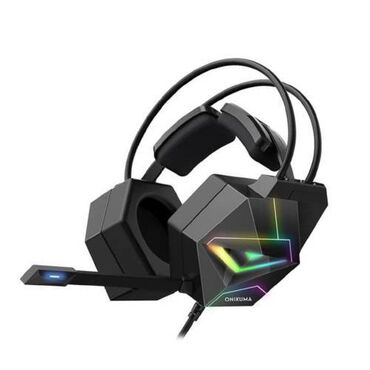 микрофон дистанционный: Onikuma X20 Black 7.1 Описание Наушники ONIKUMA Gaming with RGB LED