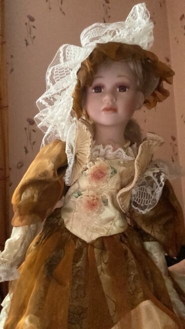 JMC: Porcelain kukla – klassik/vintaj üslub - Material: parlaq porselen