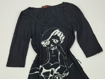 czarne bluzki plus size: Блуза жіноча, M, стан - Хороший