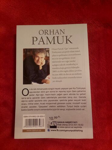 поговорки на кыргызском языке: Məhsul: Orxan Pamukun “Qar” romanı – Azərbaycan dilində nəşr