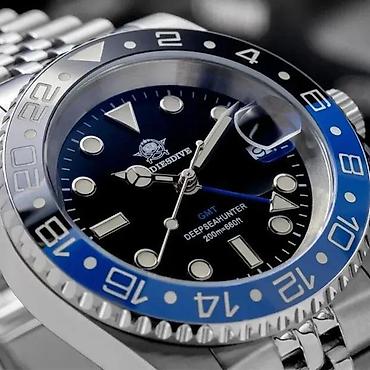 Ručni satovi: ADDIESDIVE AD2050 -40mm- Batman -Rolex GMT-Master II Hom Potpuno nov — 4