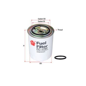 imou ranger 2: Yanacaq filteri FORD: RANGER 2.5 D, 2.5 D, 2.5 TD, 2.5 TD 98-06 \