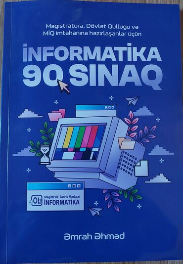 informatika test toplusu: İnformatika 90 sınaq-10 azn. Lüğət -2azn. Toplu və digər kitablar