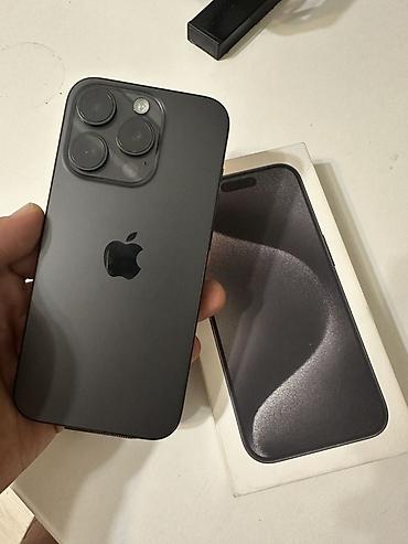 iphone 10plus: IPhone 15 Pro, Б/у, Black Titanium, Коробка, 87 % — 2