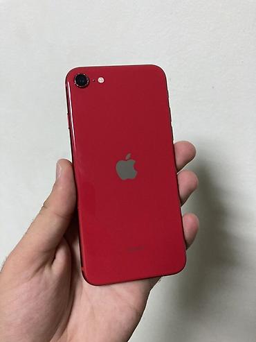 iphone 70: IPhone SE 2020, 128 GB, Qırmızı, Qırıq, Barmaq izi — 2