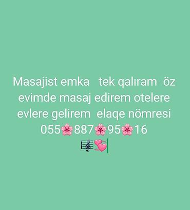 Masaj: Klassik masaj, Qadınlar üçün, Evə gəlməklə — 1