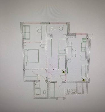 ts group: 3 комнаты, 71 м², Кок-Жар ж/м 8 этаж, ПСО (под самоотделку) — 4