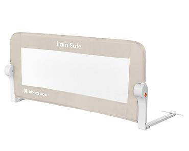 el tormenta: KIKKA BOO Zaštitna ogradica za krevetac “I am Safe” 102 cm – beige — 2