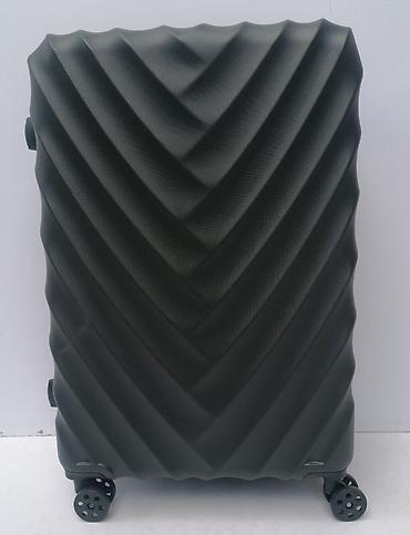 Putni koferi i torbe: H I T-SNIZENJE veliki kofer ABS mod.8006 crni N O V O EXTRA SNIZENJEE — 1