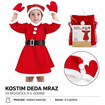 KMT Božićni kostim za devojčice, 0–2 godine 2906163 Praznični kostim