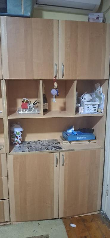 taxta doseme: Modul tipli şkaf sistemi – açıq rəngli ağac teksturası ilə - Tərkib — 3