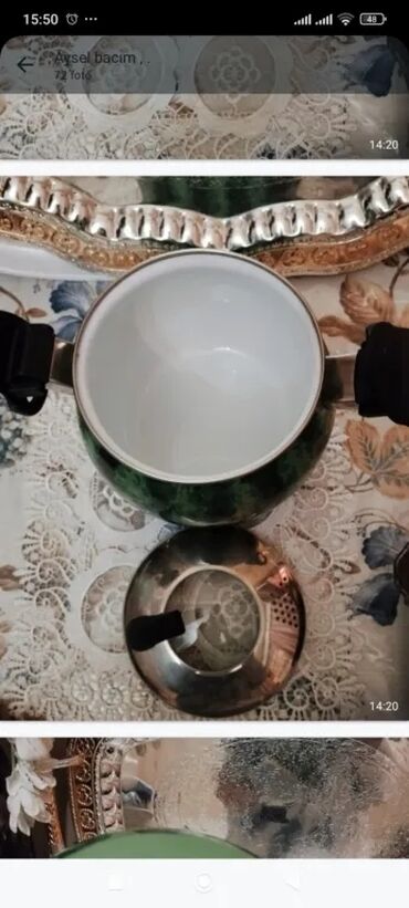 Paltolar: Məhsul: Elektrik samovar 55 manat Təsvir: - Material: xrom/nikel — 14