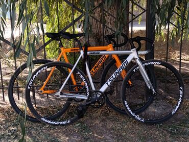 Шоссейные велосипеды: Шоссейный велосипед, Tsunami, Рама L (172 - 185 см), Б/у — 5