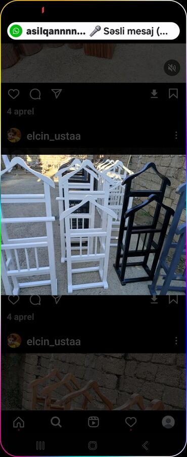 Asılqanlar: Paltar asilqanlari 35 manata sifaris ucun elaqe saxlayin — 12