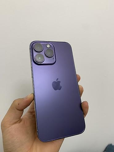 IPhone 14 Pro Max, Б/у, 256 ГБ, Deep Purple, 100 %