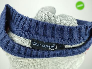 and bear pull: Blue Seven, Sweter dla mężczyzn, rozmiar L — 5