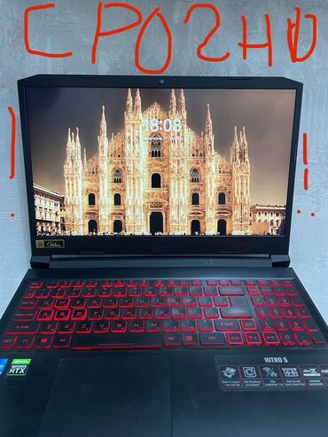 компьютор: Ноутбук, Acer, Intel Core i5, 15.6 ", Игровой