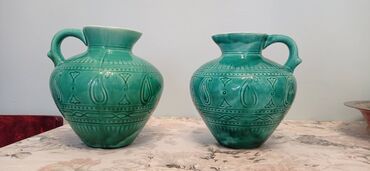 qrafin dəsti: Rəng - Yaşıl, Keramika, 1