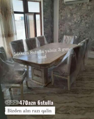 Sifarişlə masa və oturacaq dəstləri: Stol stul dəstlərimiz hər ölçüde her madelde Ucuz və keyfiyyətli Bizde -da lalafo.az — 10 Sifarişlə masa və oturacaq dəstləri: Stol stul dəstlərimiz hər ölçüde her madelde Ucuz və keyfiyyətli Bizde — 10