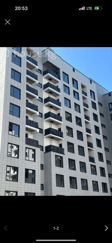 квартира в ала тоо: 1 комната, 43 м², Элитка, 10 этаж