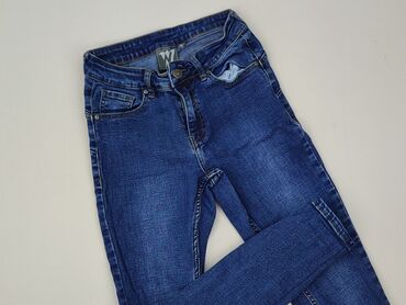 jeansy dla puszystych pań: W, Jeans for women, size S (EU 36)