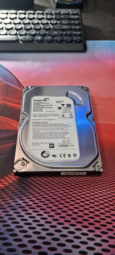 жесткие диски seagate: Накопитель, Новый, Seagate, HDD, 512 ГБ, 3.5", Для ПК