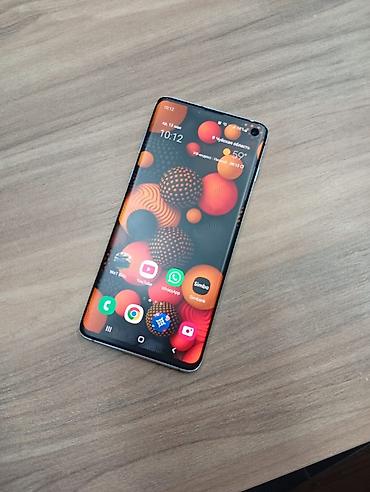 Samsung: Samsung Galaxy S10, Б/у, 128 ГБ, цвет - Голубой, 1 SIM — 2