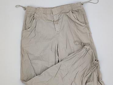 jeansy ecru: PULL&BEAR, Spodnie cargo damskie, rozmiar S — 1