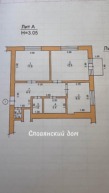 Продажа квартир: 2 комнаты, 47 м², Моссовет Сталинка, 3 этаж, Требуется ремонт — 8