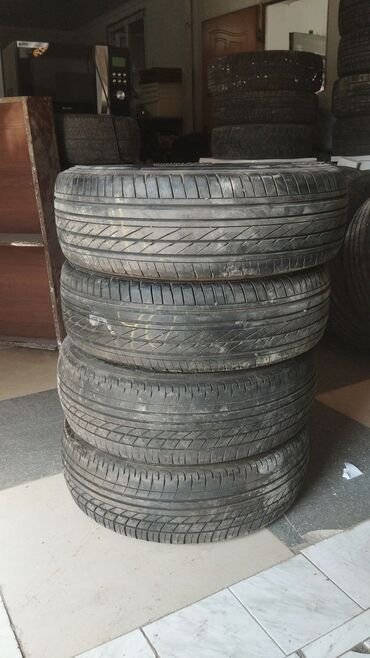 шина 14 размер: Шины 60 / R 17, Лето, Б/у, Пара, GoodYear