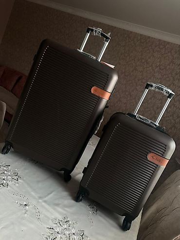 Çamadanlar: Sərnişin çamadanları dəsti – TRUE brendi - Rəng: tünd qəhvəyi/bronza — 3