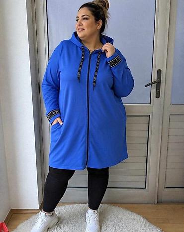 izzy papuce: Ženska plus size dugačka tunika na raskopčavanje Udobna, praktična i — 1