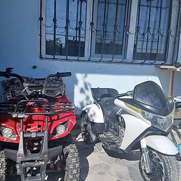 das utu: Uşaq üçün elektrikli kvadrosikl. Qırmızı rəngli, 4 təkərli uşaq — 2