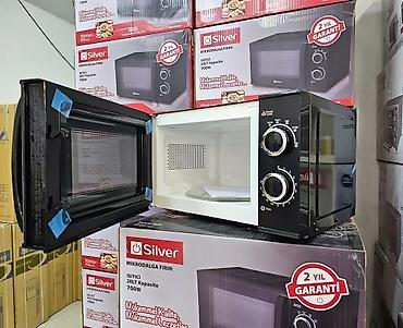 Mikrodalğalı sobalar: Mikrodalğalı soba Silver, Ayrıca dayanan, Mikrodalğalar ilə, rəng - Qara, Yeni — 7