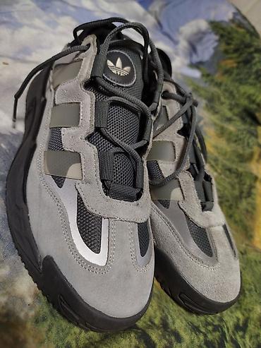 Кроссовки и спортивная обувь: Мужские кроссовки, 43, Adidas, Б/у, цвет - Серый, Самовывоз — 4