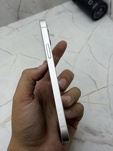 Мобильные телефоны и аксессуары: IPhone 12, Б/у, 64 ГБ, Белый, Зарядное устройство, Защитное стекло, В рассрочку, 77 % — 4