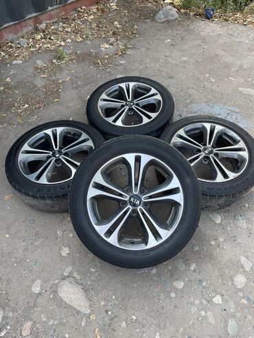 авто диски: Литые Диски R 17 Kia, Комплект, отверстий - 5, Б/у