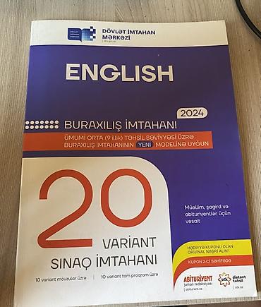 Kitablar və jurnallar: Məhsul: “English – Buraxılış İmtahanı 2024” (DİM nəşri) — 1