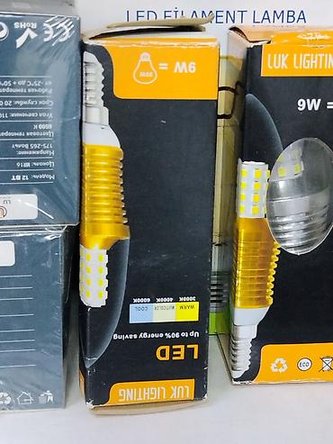 Лампочкалар: LED лампа LUK LIGHTING 9W - Мощность: 9 Вт (аналог ~60 Вт лампы — 1