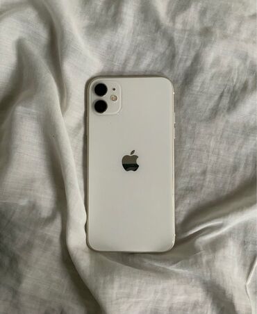 Apple iPhone: IPhone 11, 128 GB, Ağ, Zəmanət, Face ID