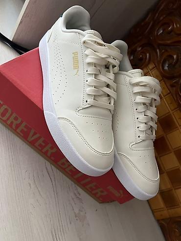 puma suede classic: Мужские кроссовки, 42, Puma, Новый, цвет - Белый — 1