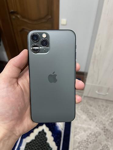 Apple iPhone: IPhone 11 Pro, Б/у, 64 ГБ, Зеленый, Чехол, 90 % — 6