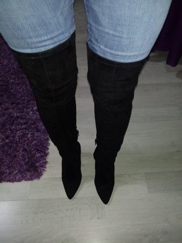 čizme sa krznom: High boots, 39