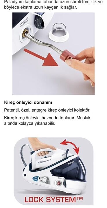 Ütülər və buxarlayıcılar: Buxar generatorlu ütü, Tefal — 8